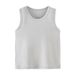 Children's Summer Modal Tank Top Boys Girls, Thin Candy-colored Base Shirt For Toddlers And Young Children_desvips.com