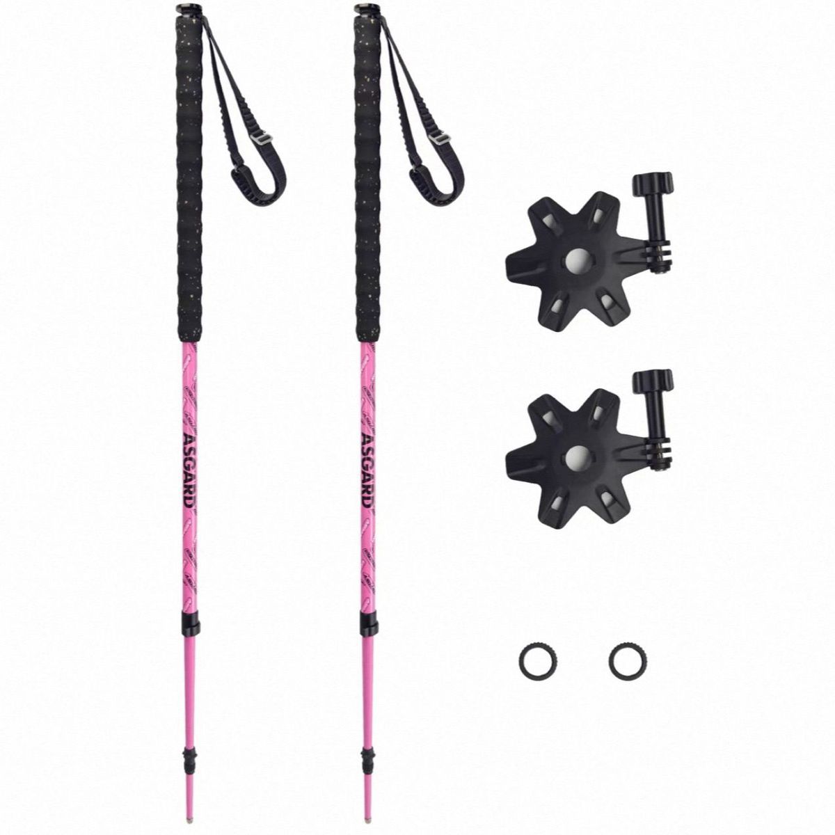 Asgard Outdoor Powder Walking Sticks Aluminum Alloy Multi-Functional Ski Poles_desvips.com