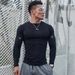 Men's Clothing basketball tights men's sports fitness base training outdoor competition training breathable long sleeved compression clothing_desvips.com