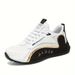 Trendy Sneakers, Comfy Non Slip Lace Up Soft Sole Shoes For Men's Outdoor Activities_desvips.com