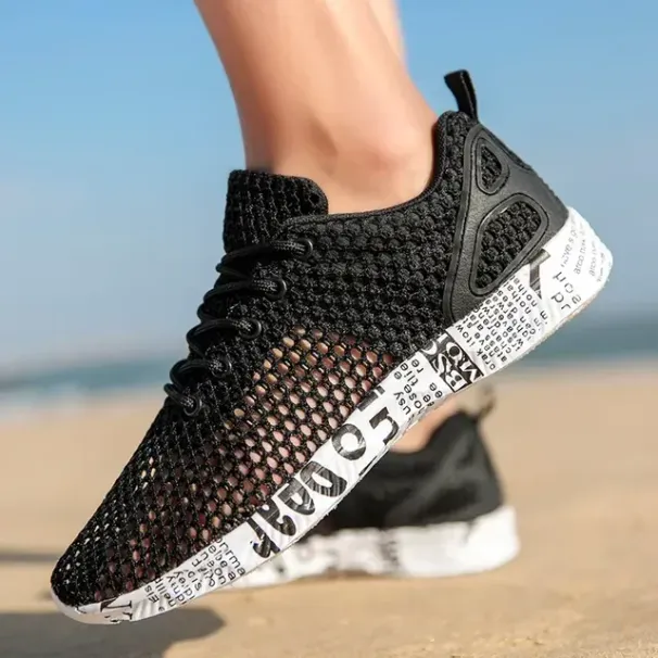 Aqua Breathable Trekking Beach Hot Quick Drying Outdoor Fishing Wading Shoes Water Sneakers Men Lace Up_desvips.com