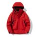 Outdoor Softshell For Men Women, Lightweight Spring And Autumn Single Layer Sports Casual Cycling Jacket Hood, Loose_desvips.com