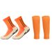 2-Piece Set Men's Compression Gaiters Leg Warmers Sports Sweat Absorbing Gaiters And Calf Socks For Outdoor Activities_desvips.com