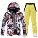 001 New Men's Suit Winter Outdoor Windproof Water-Resistant Warm Thickened Snowboard Snow Ski Jacket And Pants_desvips.com