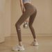 Tracey's Seamless High-waisted Lifting Yoga With Stretch And Sheer Feel, Quick-drying Running Training Fitness Pants_desvips.com