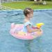 New Ins Thickened With Water Gun Children's Seat Ring Spray Water Battle Water Swimming Ring Baby Outdoor Water Play Seat Ring_desvips.com