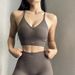 European And American Seamless Hip Lift Fitness Women Quick Dry High Waist Tight Pants Sports Bra Yoga Set_desvips.com