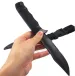 M9 Training Cosplay Tactical US Army Plastic Movie Prop Hunting Practice Decoration Rubber Knife_desvips.com