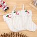 001 Cross-Border Decoration Supplies White Knitted Stockings Christmas Gift Bags English Letters Window Hangings_desvips.com