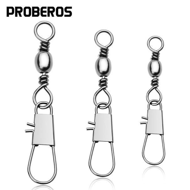 Cylinder-Shaped Eight-Character Ring Quick Swivel Sea Rod B-Type Pin Lure Connector Fishing Gear Accessories_desvips.com