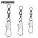 Cylinder-Shaped Eight-Character Ring Quick Swivel Sea Rod B-Type Pin Lure Connector Fishing Gear Accessories_desvips.com