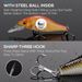 TREHOOK 5pcs Floating Minnow Wobblers Fishing Lure Set 5cm/7cm/9cm Minnow Lures Hard Bait For Pike Crankbaits Fishing Tackle Box_desvips.com