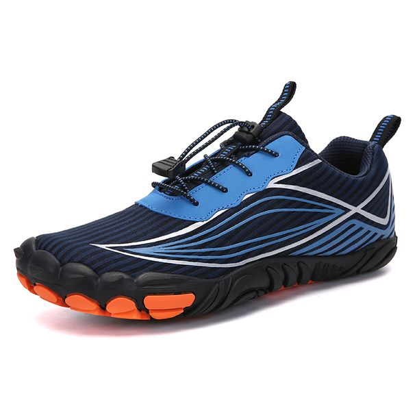 Mens Summer Mesh Outdoor Breathe Lace Up Low Top Hiking Anti Slip Wear-resistant Casual Sports Running Shoes YQ77871_desvips.com