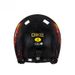 QIKE Motorcycle Carbon Fiber Retro For Men And Women American Style Cruiser Half With Inner Visor Three-Quarter Helmet_desvips.com