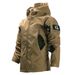 Men's Shark Skin Softshell Jacket - Waterproof Windproof Fleece-Lined Outdoor Coat For Skiing, Hiking, Fishing & Cycling (Winter, Spring, Autumn)_desvips.com