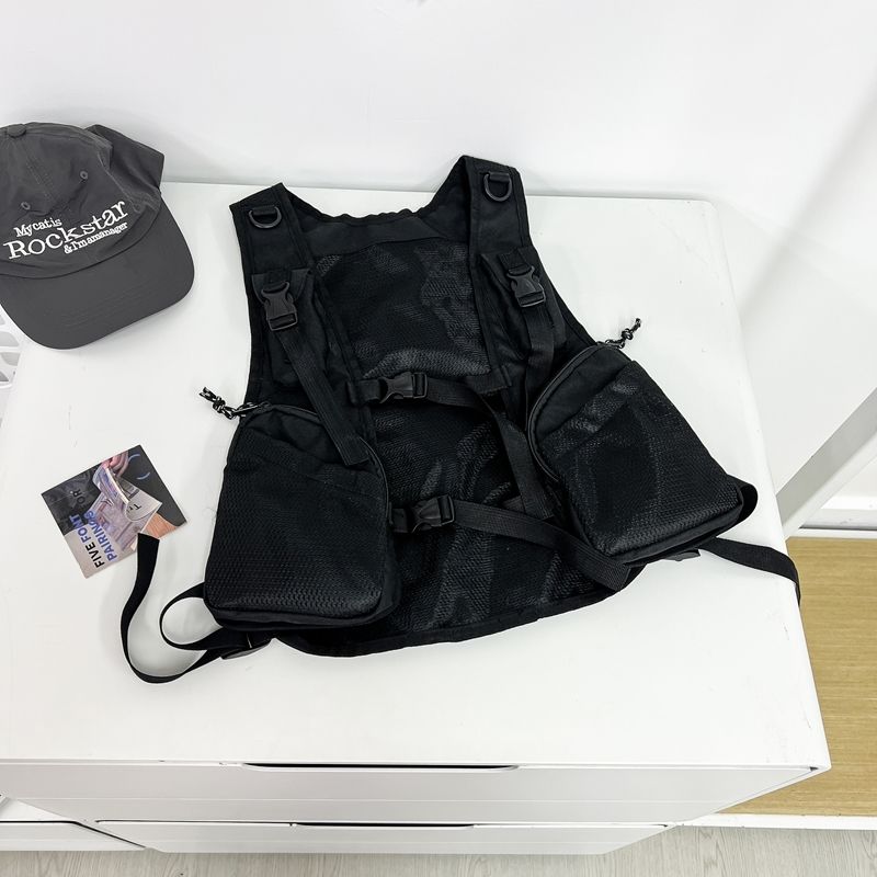 Function Tactical Vest Multi-Functional Outdoor Sports Hiking Men's Lightweight Chest Bag Men_desvips.com