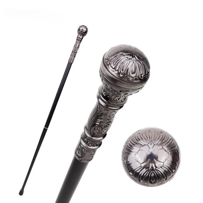 93cm Silver Handle Walking Stick Man Fashion Walking Cane Women Party Sticks Lady Elegant Vintage Walking Cane_desvips.com