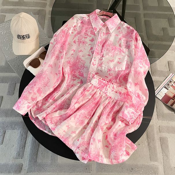 Shenzhen Nanyou European-style High-end Casual Sports Suit For Women, Summer 2024 New Travel Outfit Two-piece Set,_desvips.com