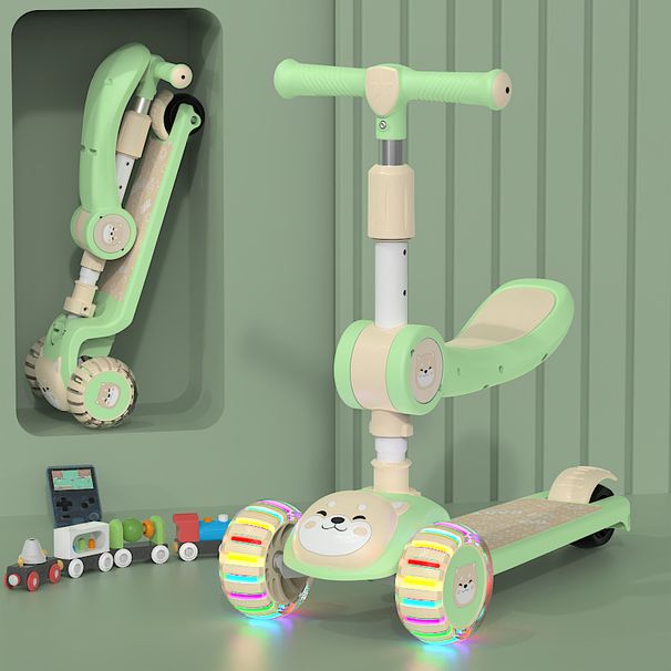 Foeign Tade In Stock Wholesale Childen's Factoy Diect Sales Boys And Gils Baby Thee-in-One Sliding Folding_desvips.com