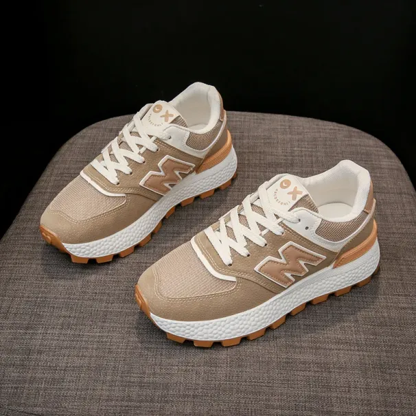 free Shipping Women Men Running Sneakers Sports Black Grey Brown Casual Shoes Breathable Runners Trainers Mens 574_desvips.com