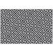 Outdoor Teppich Kunststoffteppich Doppelseitiges Design Wasserabweisend Für Terrasse Balkon Schwarz Weiß 152 X 243 Cm_desvips.com