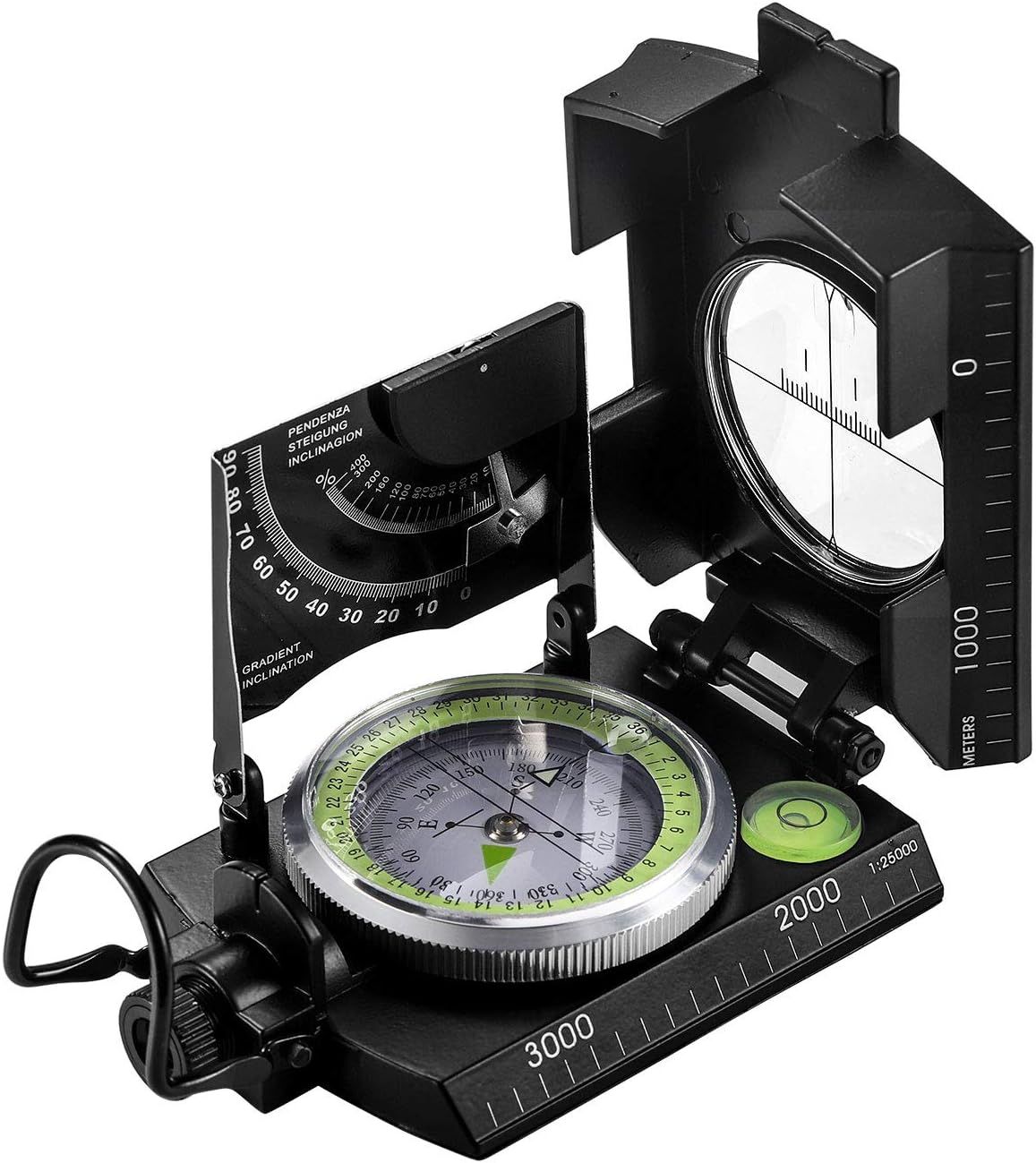 Multifunctional Military Sihtin Naviation With Inclinometer Impact Resistant Waterproof Compas Outdoors Hikin_desvips.com