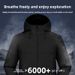 Men's And Women's White Goose Cold-Proof Windproof Water-Repellent Thermal Sealed Laminated Coat Integrated Down Puffer_desvips.com