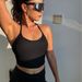 Surge Halter Neck Camisole Yoga For Women Slim Fit Short With Chest Pad Fitness Running Top Sports Wear Versatile Shaping_desvips.com