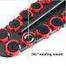 C-Type Lure Storage ABS Plastic Fishing Sea Display Rack 12 Snap Rod Holder_desvips.com