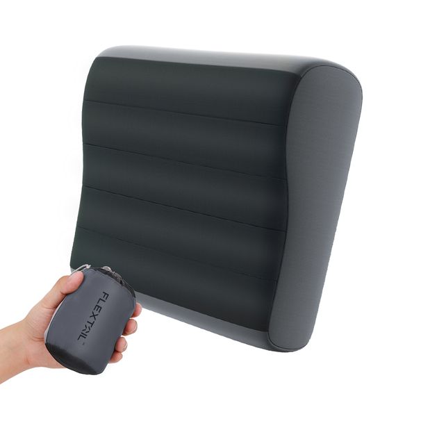 FLEXTAIL Inflatable Camping Pillow, Ergonomic Pillow For Travel Home, Lightweight And Washable, Two Height Options_desvips.com