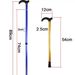 1PC 75-90cm Aluminum Alloy Adjustable Walking Stick 2 Section Stable Anti-Skid Crutch Old Man Hiking Cane Height_desvips.com