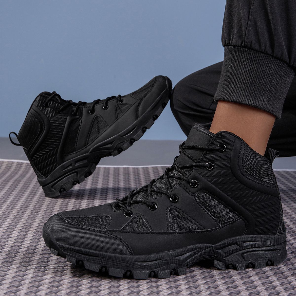 New Men Comfortable Ankle Boots Women Casual Sneakers Breathable Running Couple Shoe Outdoor Walking Training Tennis_desvips.com
