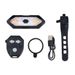 Bicycle Remote Steering Taillights Cross Border USB Charging With Horn Mountain Warning Night Riding Equipment Intelligent Taillights_desvips.com