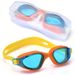 for Adults Anti-Fog Professional One-Piece Silicone Large Frame Electroplated Swimming Goggles Glasses_desvips.com