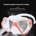 Adult HD Waterproof Professional Training One-piece Glasses Snorkeling Gear Goggles Silicone Swimming Supplies_desvips.com