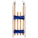 Foldable Wooden Sled - Sturdy Metal Runners, Safety Lock, Suitable For Exciting Winter Fun_desvips.com