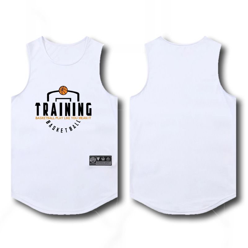 American Style Basketball Vest Men And Women, Competition Training Sports Round Neck Quick-Dry Top, Printed T-Shirt For_desvips.com