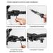 ROCKBROS Bicycle Computer Mount Aluminum For Garmin, Bryton MTB Black Cycling_desvips.com