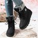 Women's Fashion Winter Boots With Height Increase – Waterproof, Slip-Resistant, Warm Snow Boots For Women (Black/Red/Blue, Sizes 36-43)_desvips.com