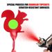 Red 3MM Thick Bidirectional Animal Rotating Stainless Steel Outdoor Slingshot BB Air Gun Practice Aiming Target_desvips.com