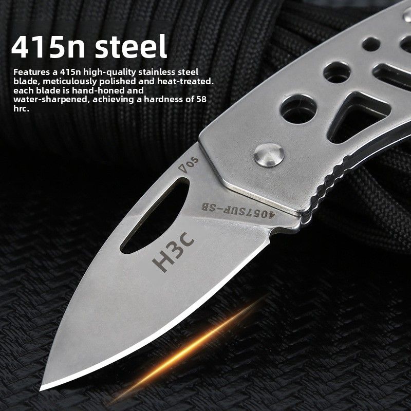 Sanrenmu 4057 Outdoor Folding Pocket Fruit Portable High Hardness Stainless Steel Mini Sharp Knife_desvips.com
