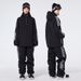 001 Women's Men's Couple Style Snowboard Jacket Waterproof Warm Ski Suit Hoodie Set_desvips.com