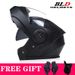 Motorcycle helmet full helmet double lens uncovered helmet four seasons general riding Half helmet_desvips.com