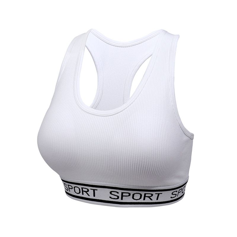 New Yoga Sports Bra For Women, Fitness, Running, Dance, Basketball, Jump Rope, Shockproof, Seamless, Wireless, Letter_desvips.com