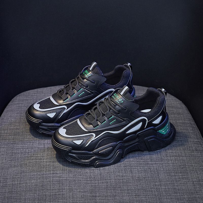 2024 Spring New Ins Korean Version Of Dad Women's Tide Student Height-increasing Sports Shoes Running Casual_desvips.com
