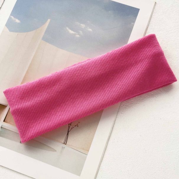 Polyester Elastic Headband For Sports Fitness Sweat Wicking Hair Tie Style Face Wash Hairband Accessory_desvips.com