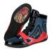 Large Size Men's and Women's Boxing Shoes Fighting Shoes Couple Non-slip Lightweight Sanshou Training Shoes Fighting Shoes_desvips.com