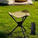 New Chair, Rotatin Trianular Stool, Portable Outdoor Foldin Chair For Hikin, Cyclin, Motorcycle Tourin, And_desvips.com
