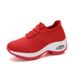 Tenni Shoe Breathable Meh Height-increaing Slip-on Female Sock Footwear Outdoor Women Sneaker Thick Bottom_desvips.com