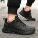 Mens Outdoor Comfortable Versatile Hiking Shoe Black Dirt Resistant Fashionable Minimalist Non Slip Jogging Walking_desvips.com